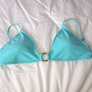 Aerie Colorful Ring Triangle Bikini Top